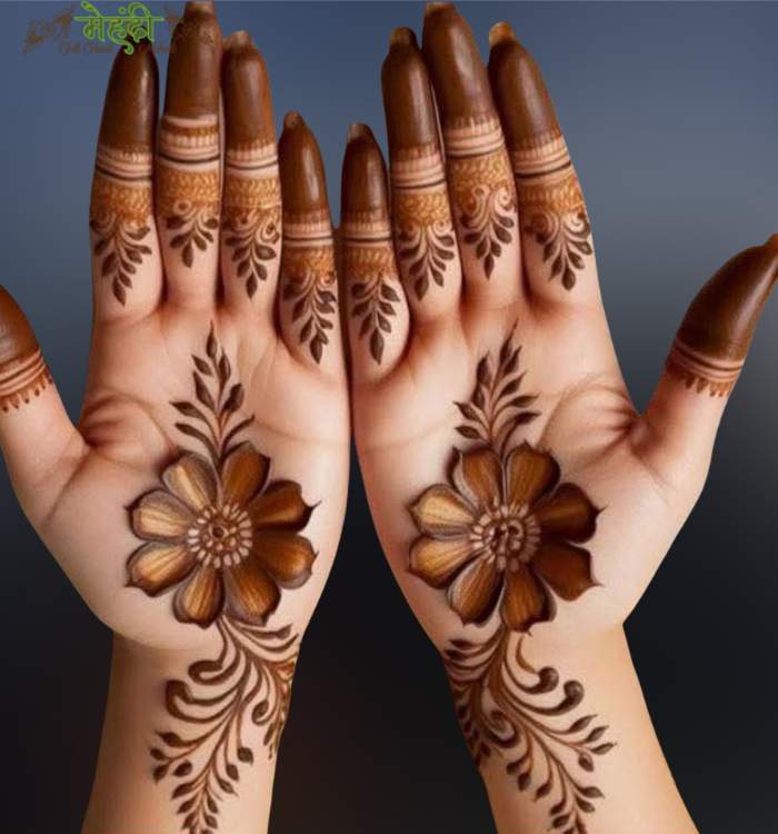 Flower Mehndi Design