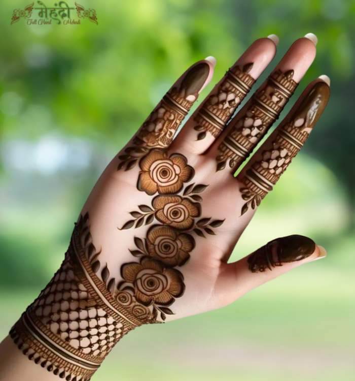 Flower Mehndi Design