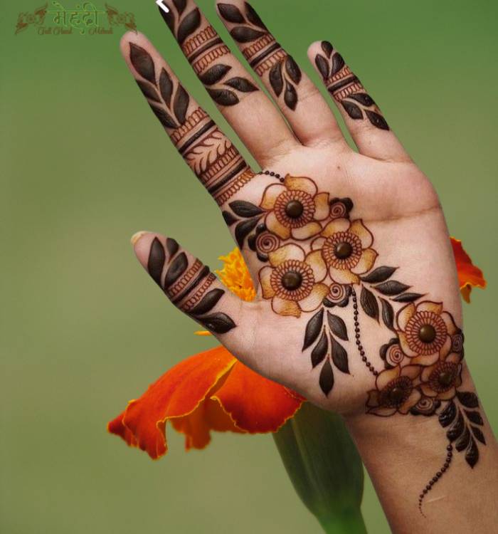 Flower Mehndi Design