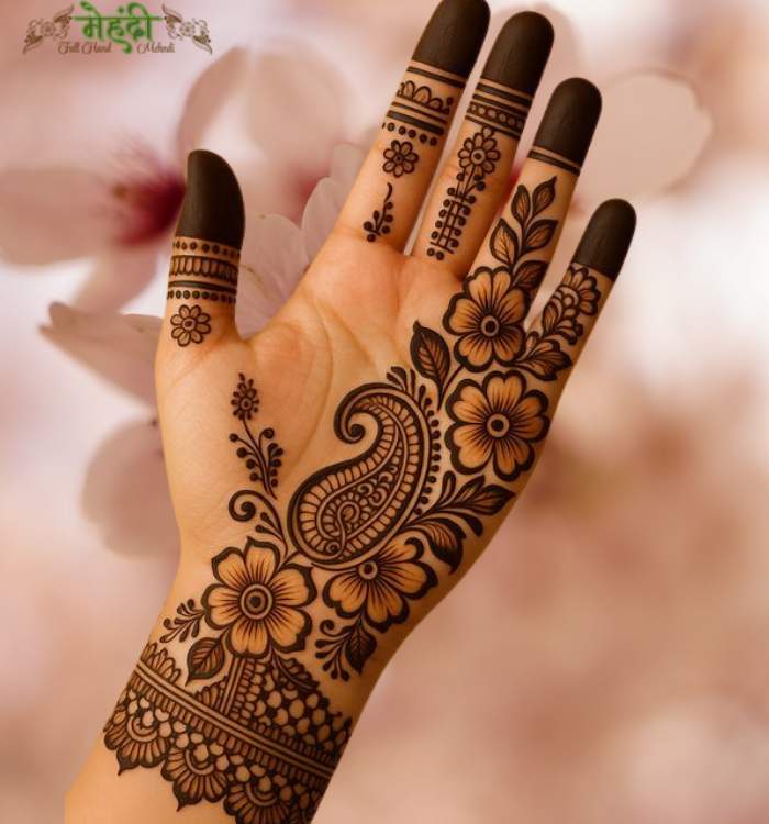 Flower Mehndi Design