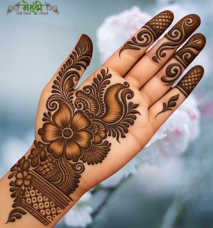 Flower Mehndi Design