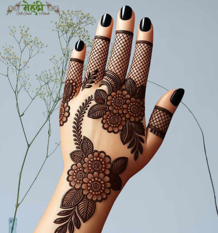 Flower Mehndi Design
