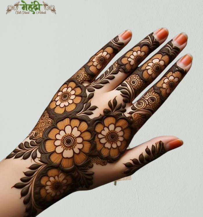Flower Mehndi Design