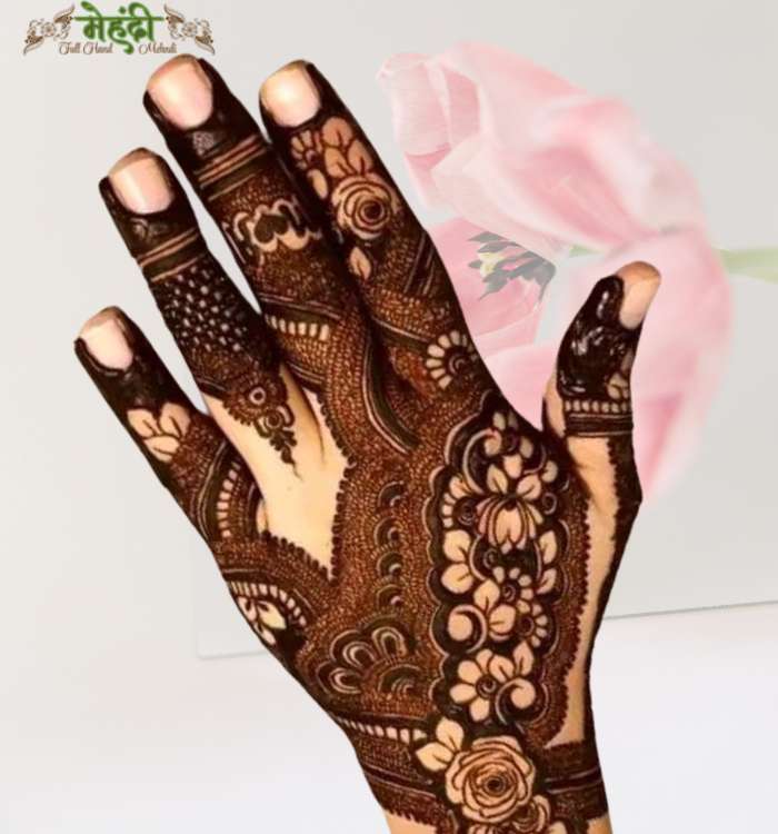 Flower Mehndi Design