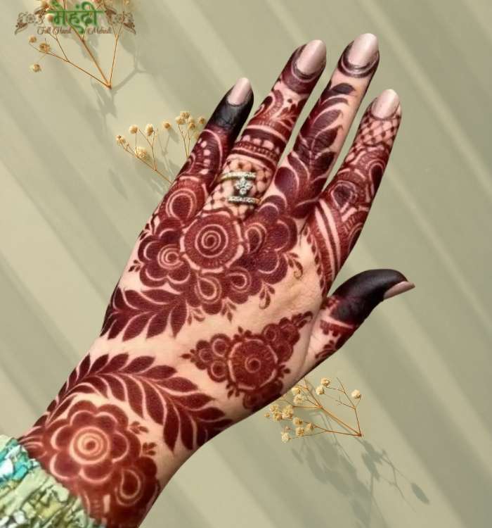 Flower Mehndi Design