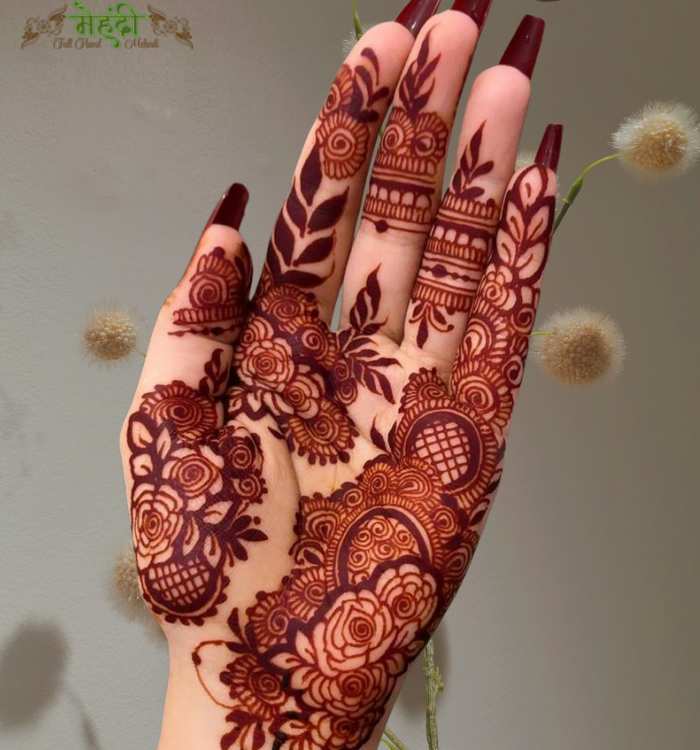 Flower Mehndi Design