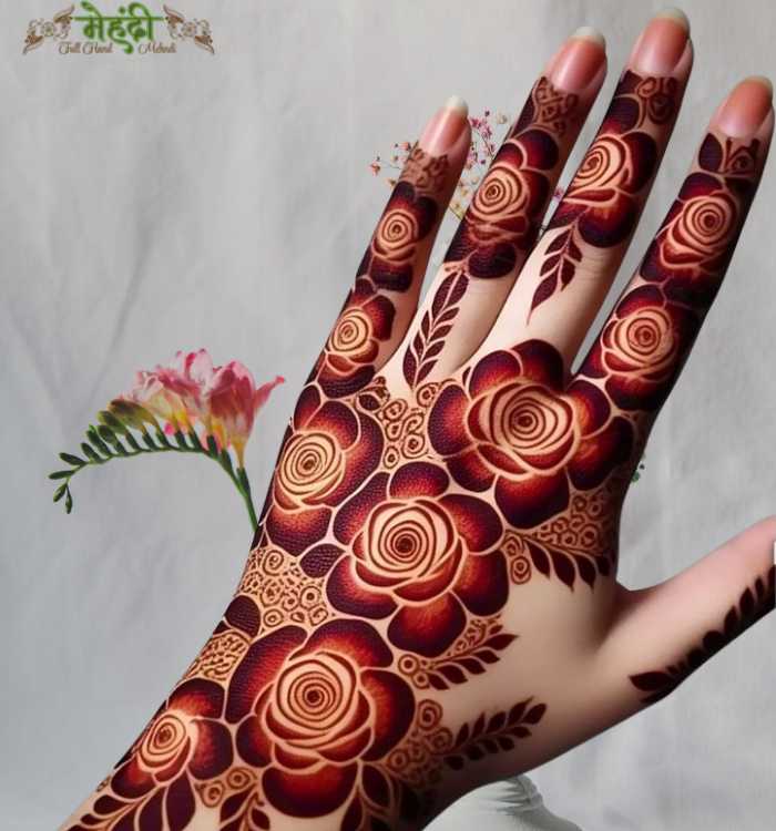 Flower Mehndi Design