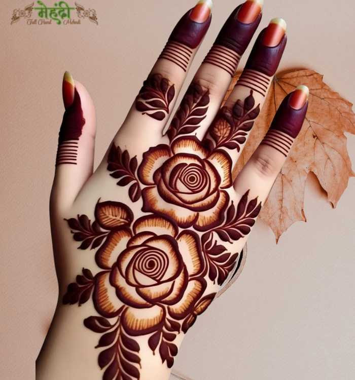 Flower Mehndi Design