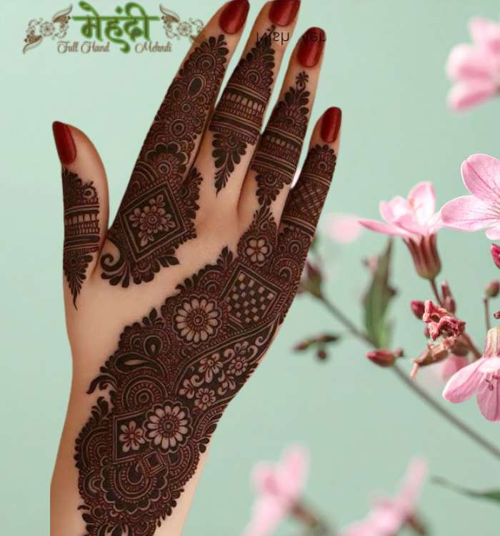 Flower Mehndi Design
