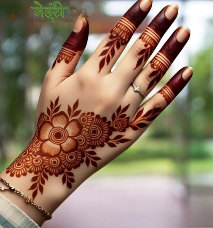 Flower Mehndi Design