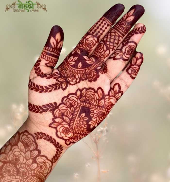 Flower Mehndi Design