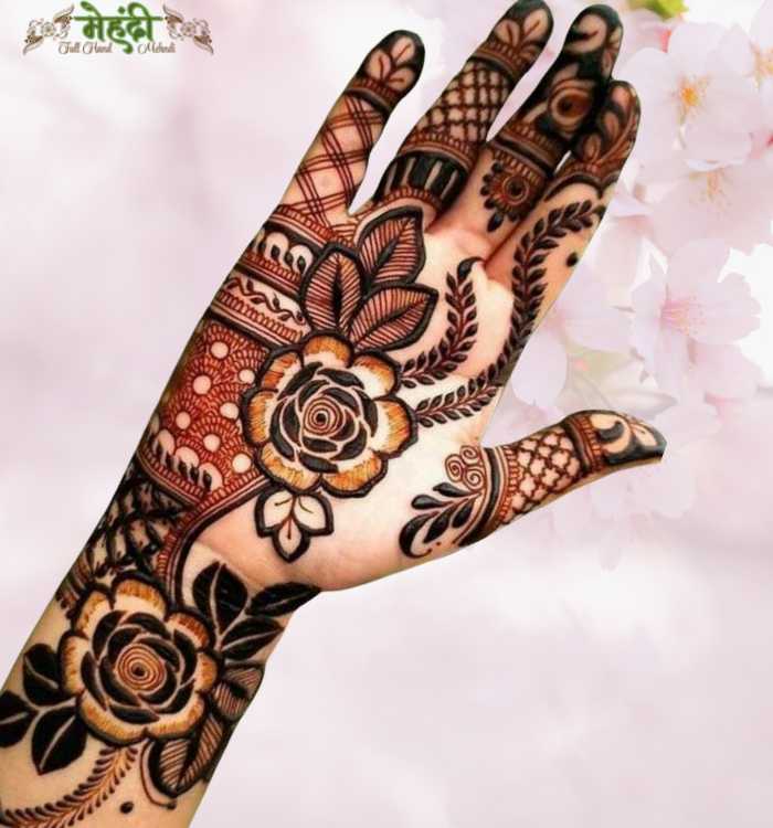 Flower Mehndi Design