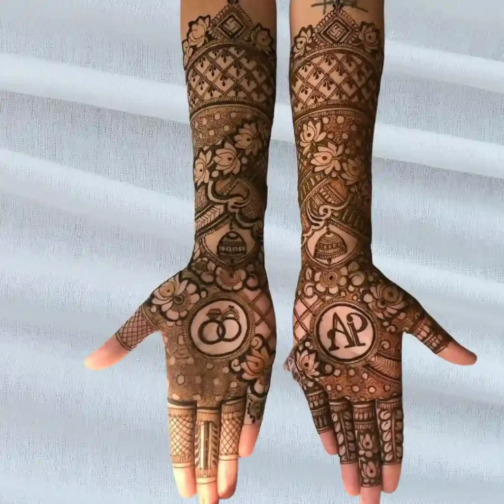 Engagement Mehndi Design