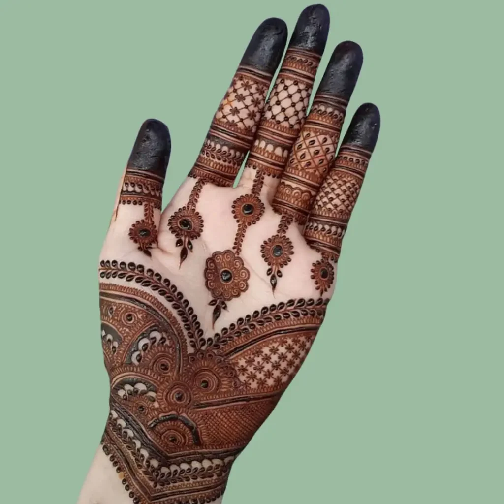 Engagement Mehndi Design