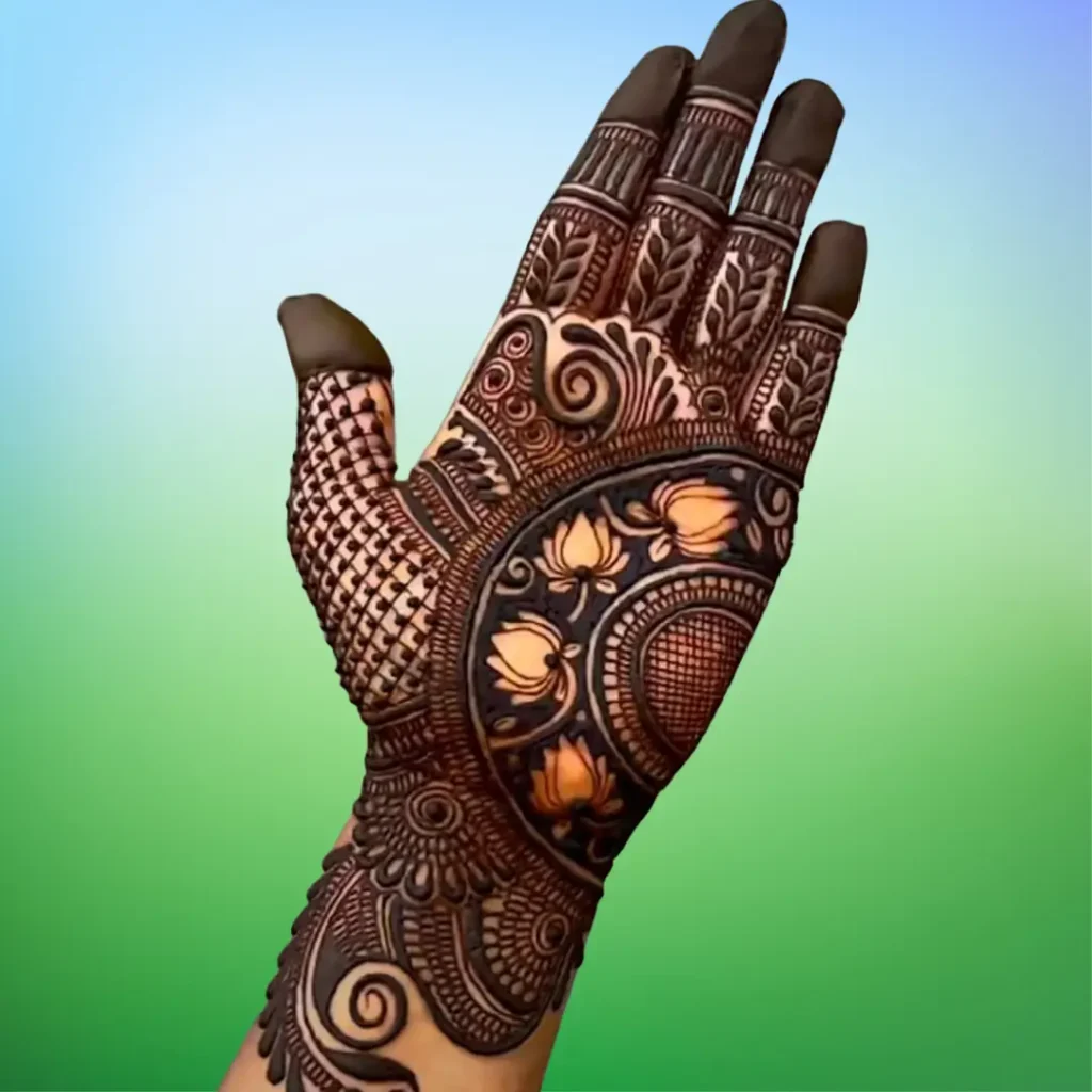 Engagement Mehndi Design