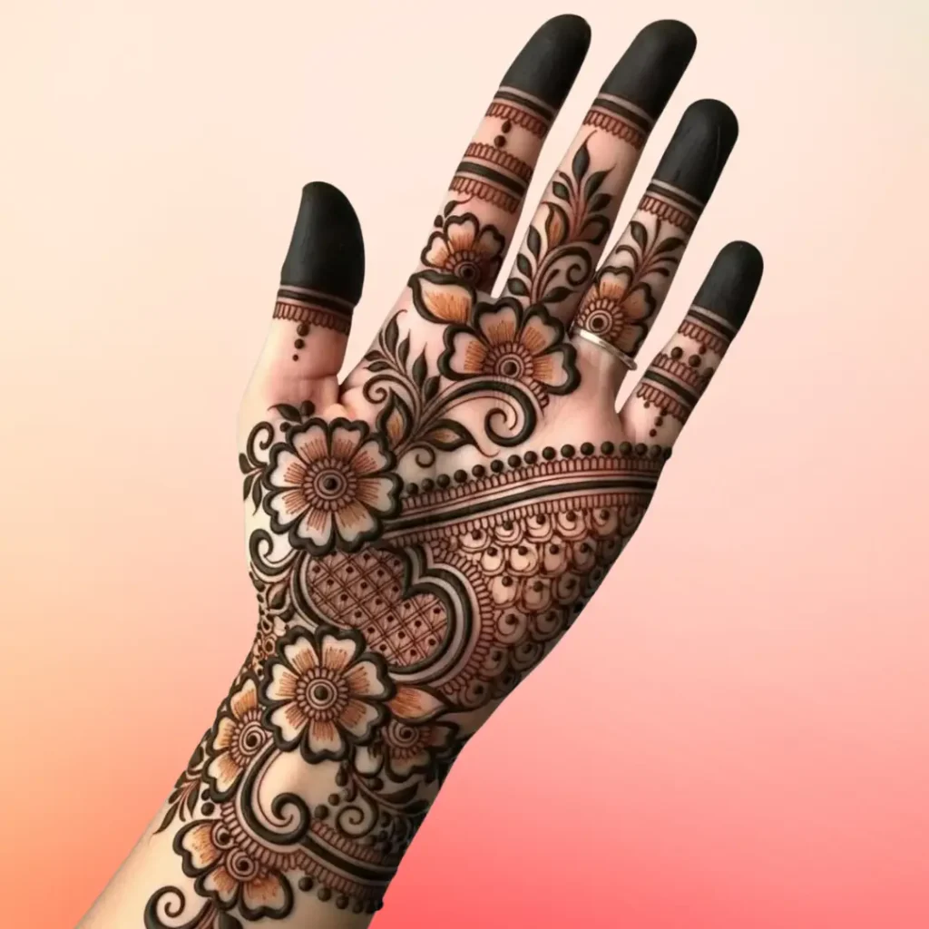 Engagement Mehndi Design