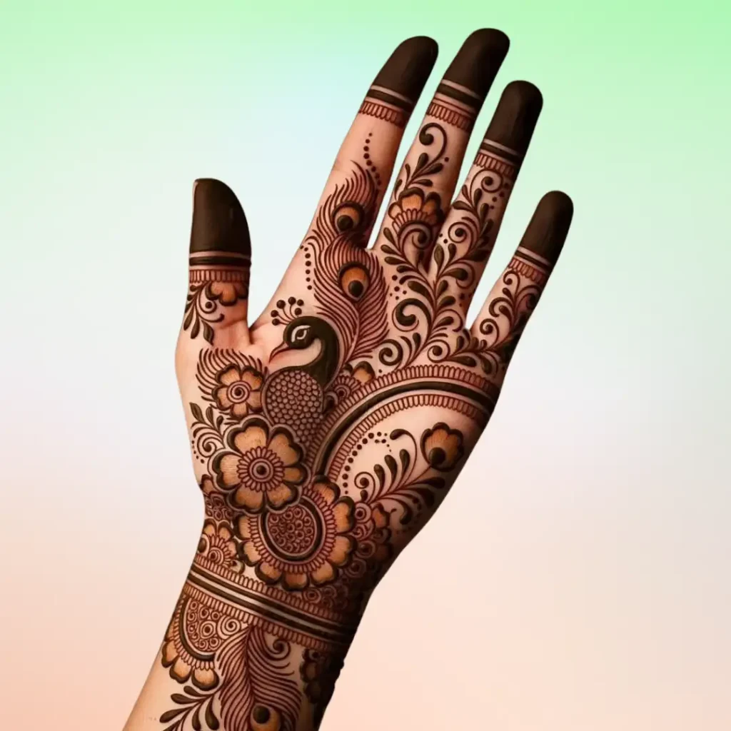 Engagement Mehndi Design