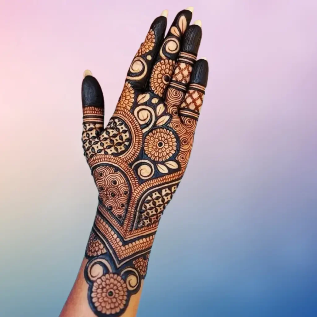 Engagement Mehndi Design