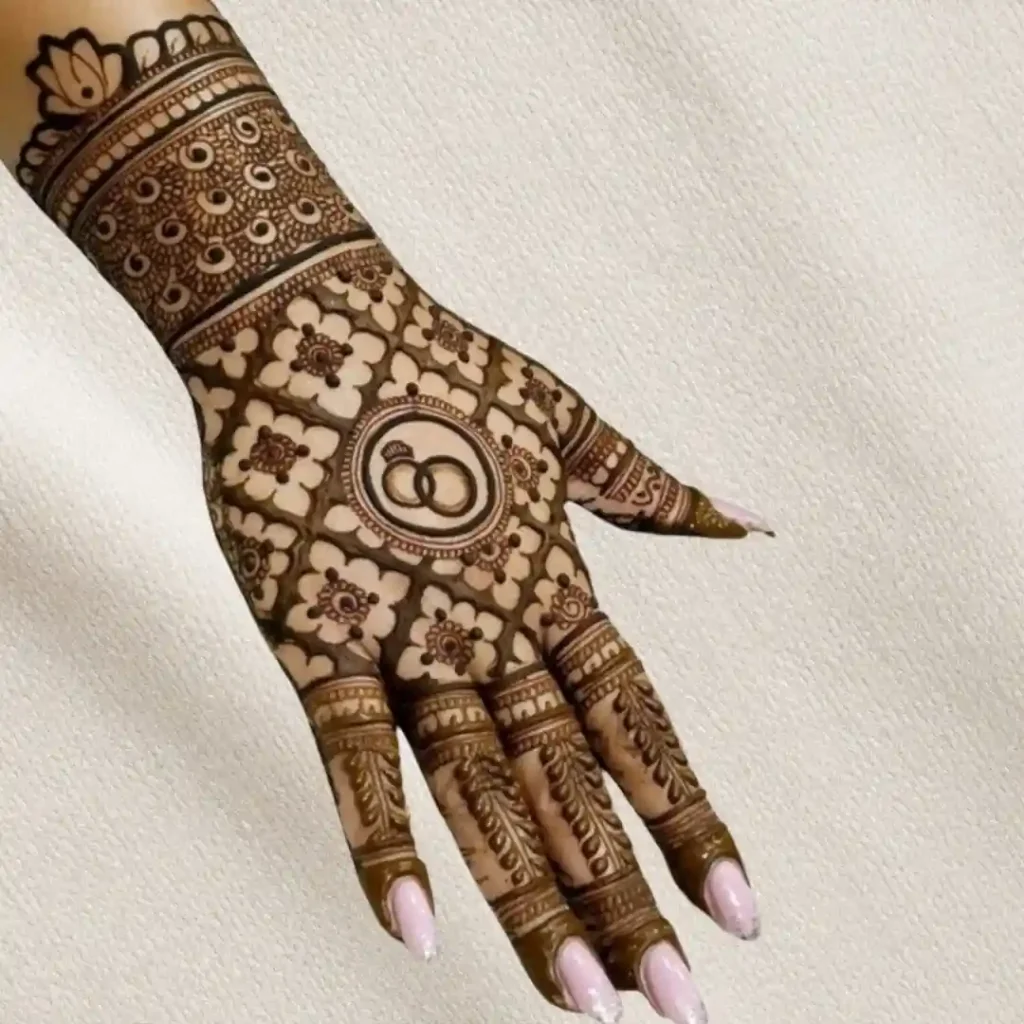 Engagement Mehndi Design