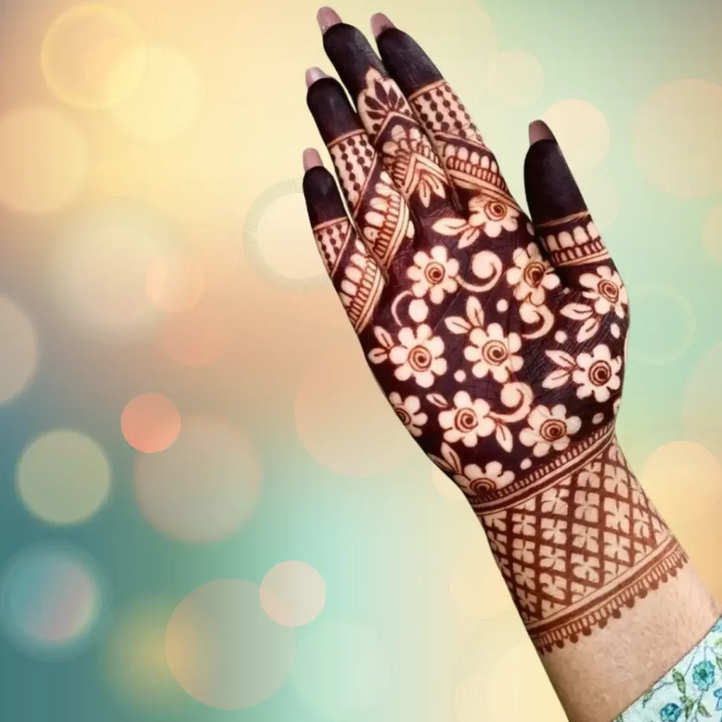 Engagement Mehndi Design