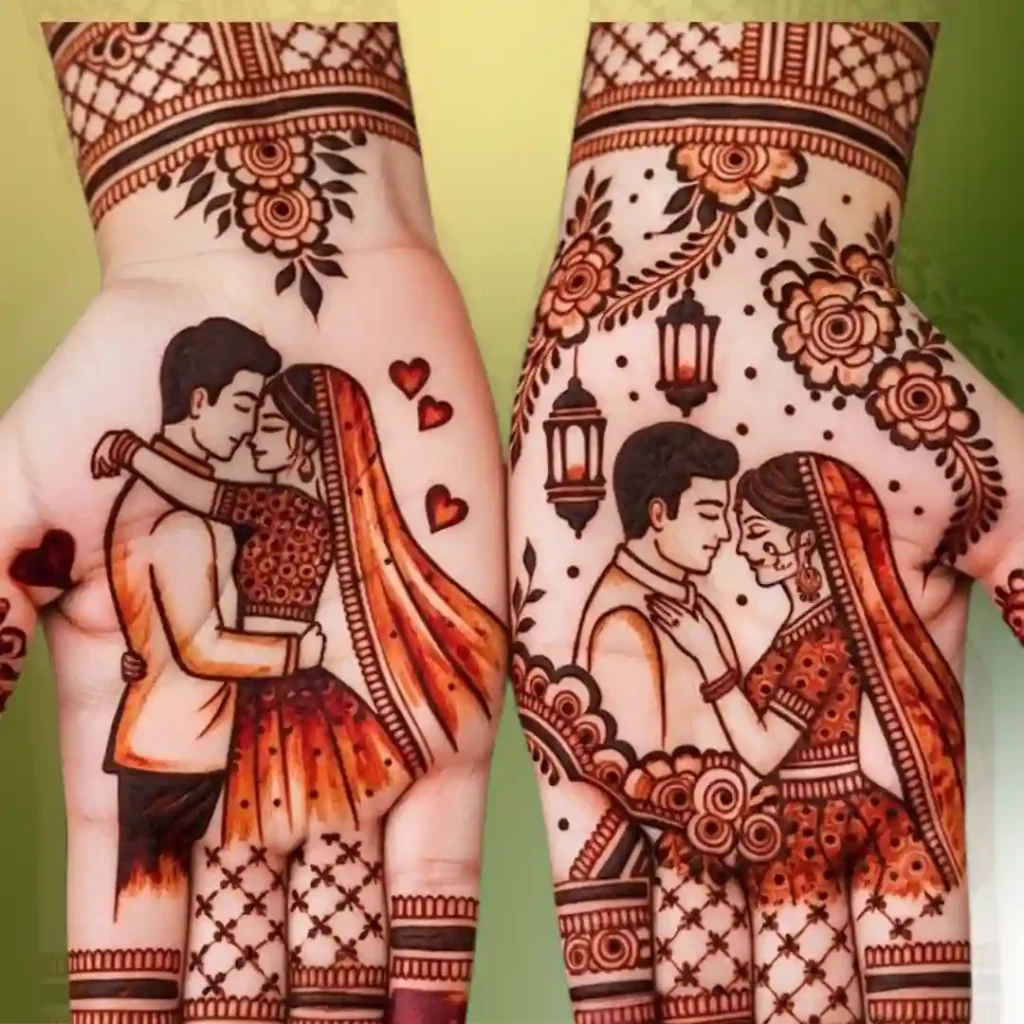 Engagement Mehndi Design
