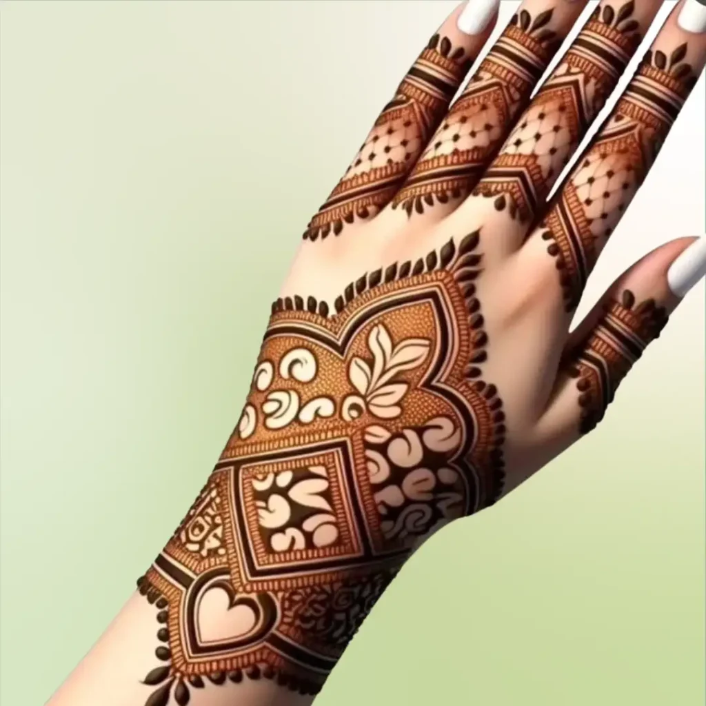 Engagement Mehndi Design