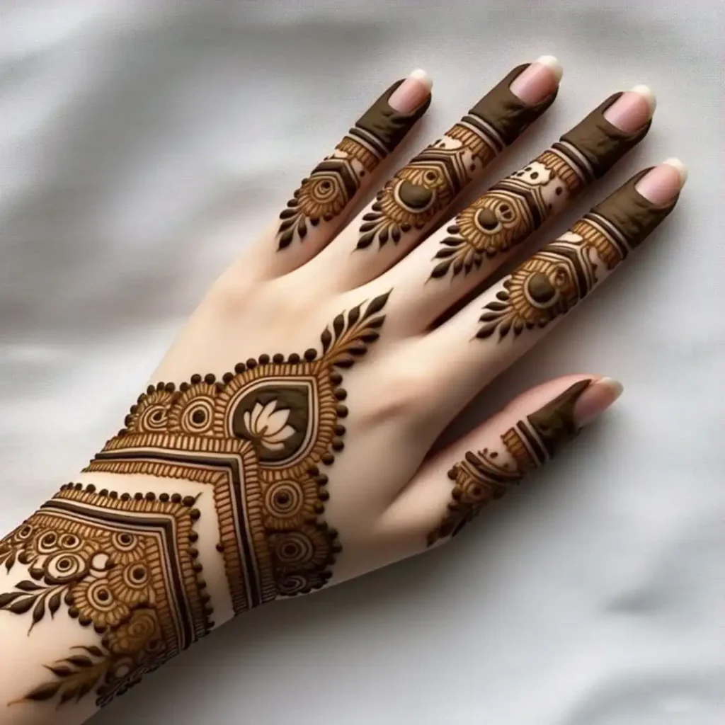Engagement Mehndi Design