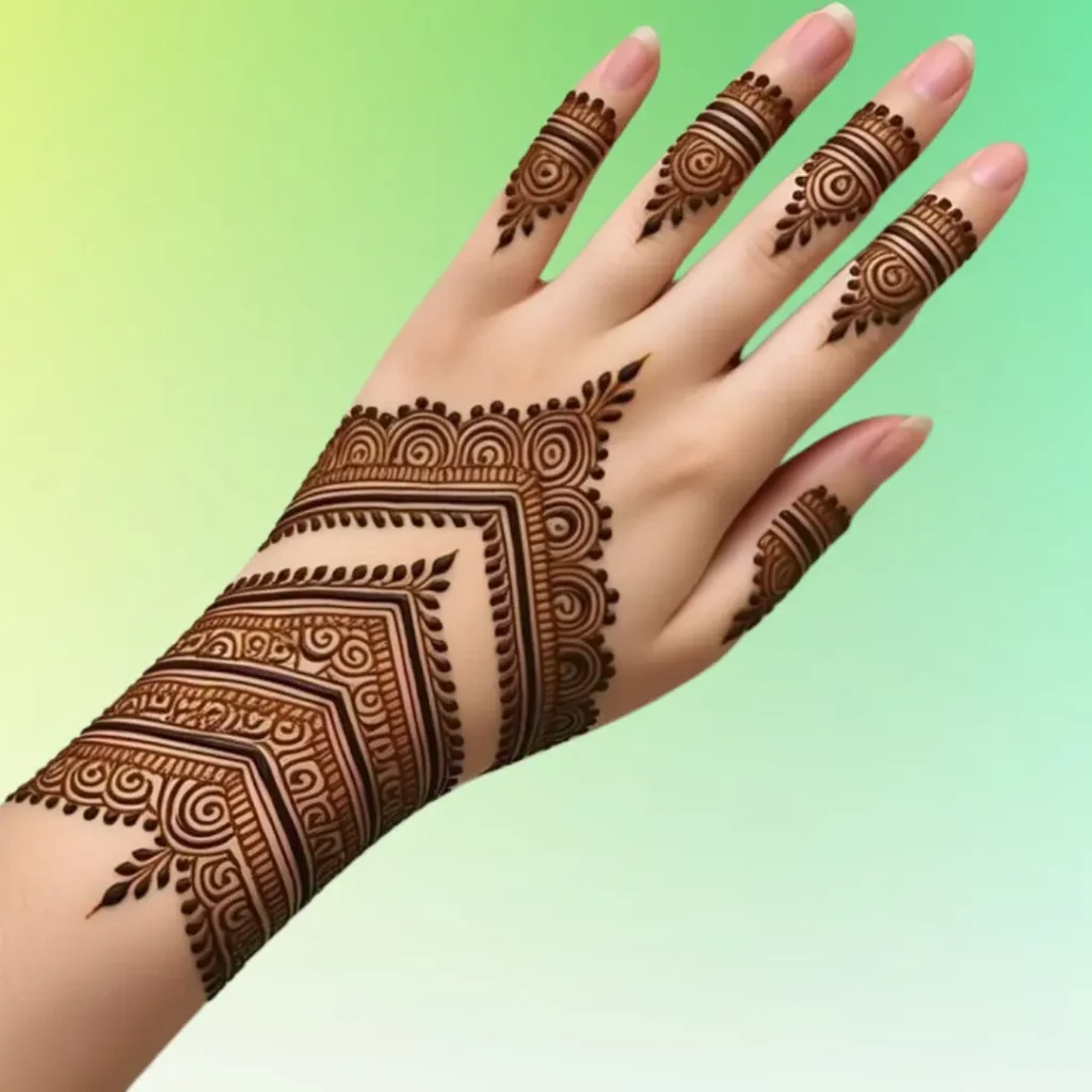 Engagement Mehndi Design