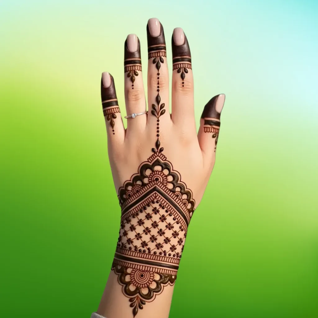 Engagement Mehndi Design