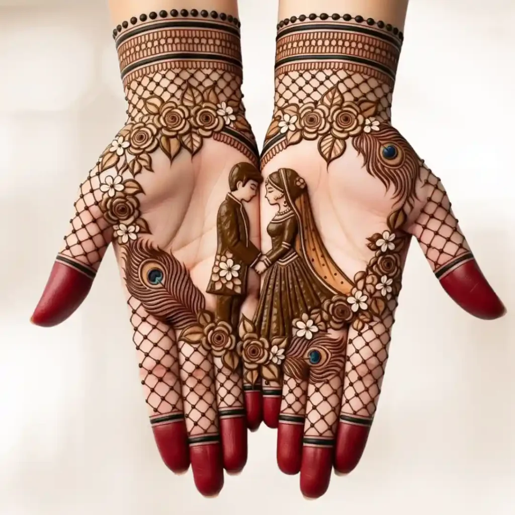 Engagement Mehndi Design