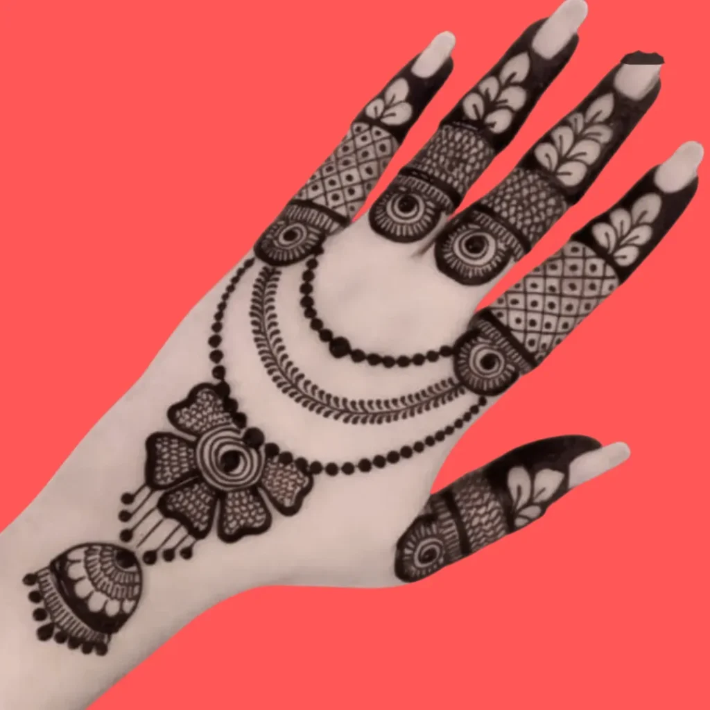 Engagement Mehndi Design