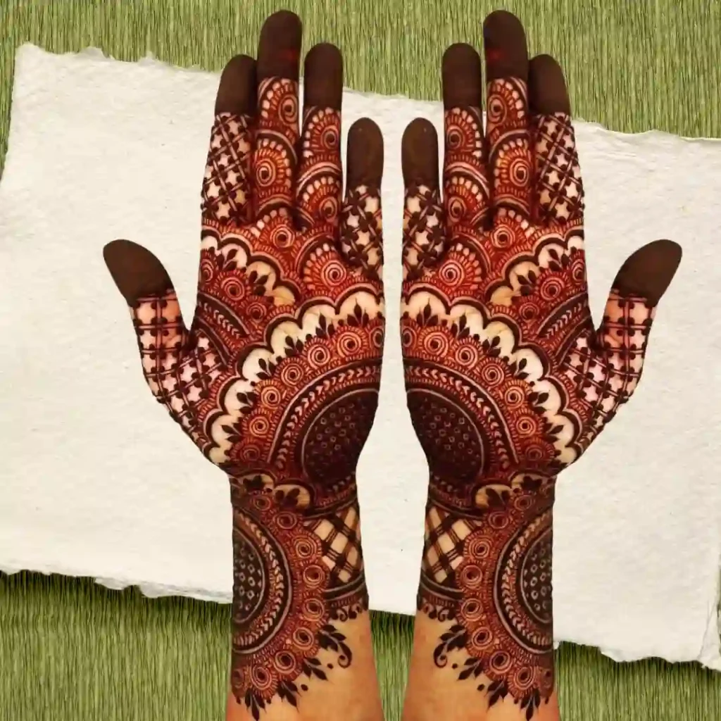 Engagement Mehndi Design