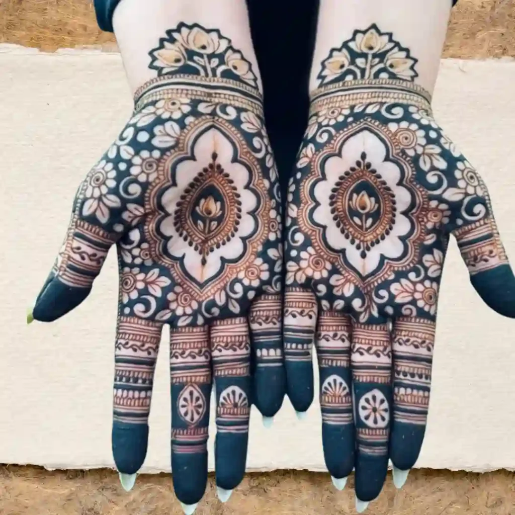Engagement Mehndi Design