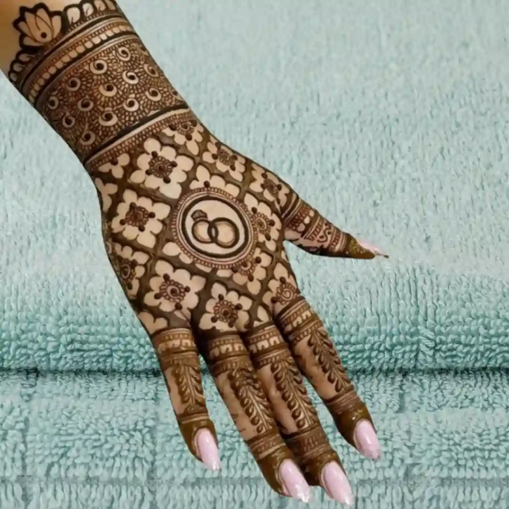 Engagement Mehndi Design