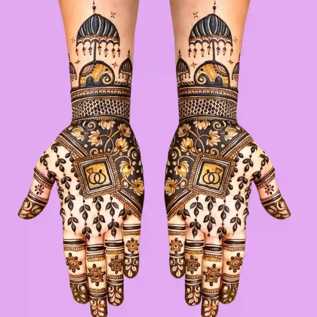 Engagement Mehndi Design