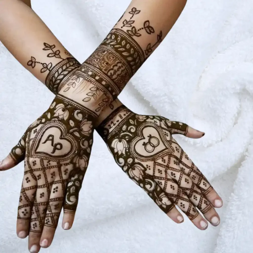 Engagement Mehndi Design