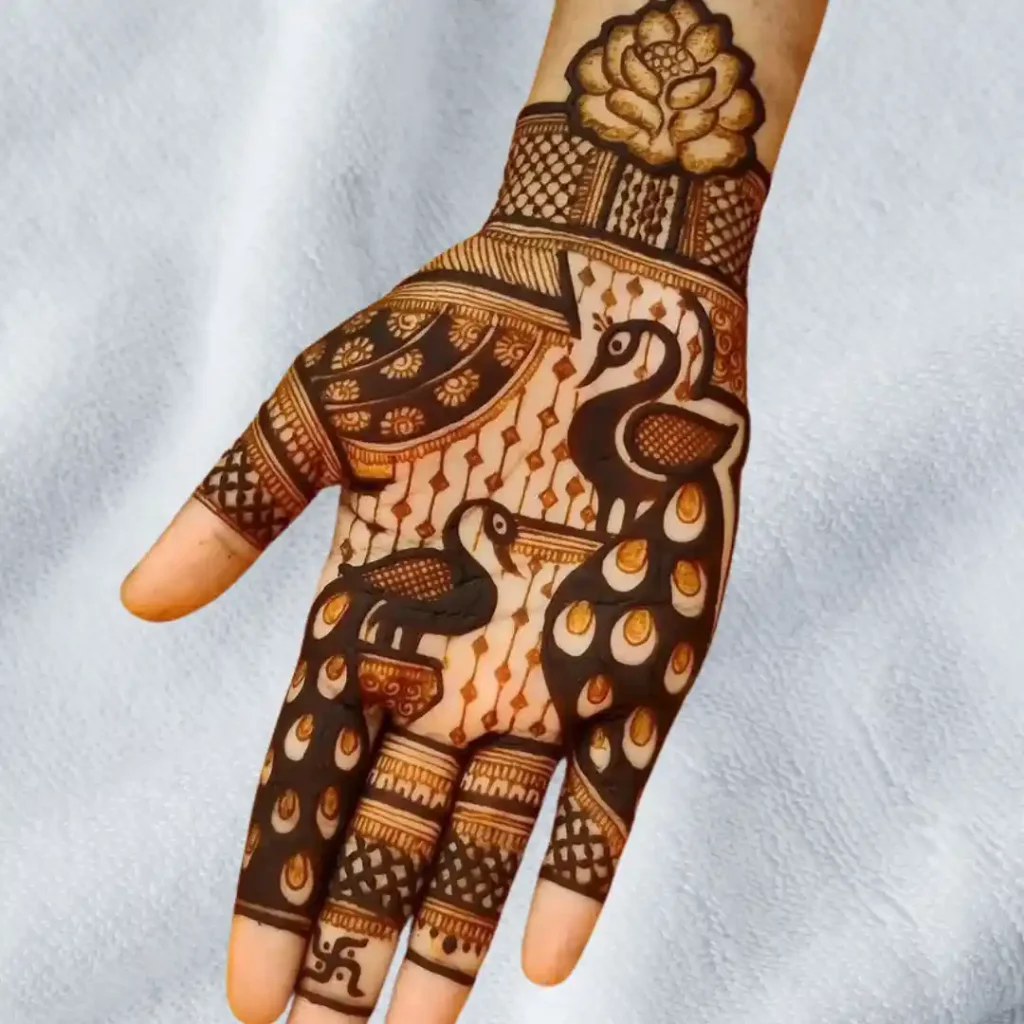 Engagement Mehndi Design