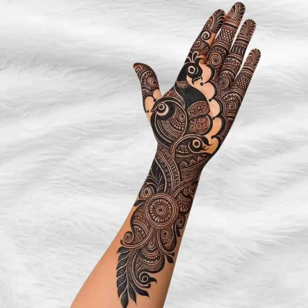Engagement Mehndi Design