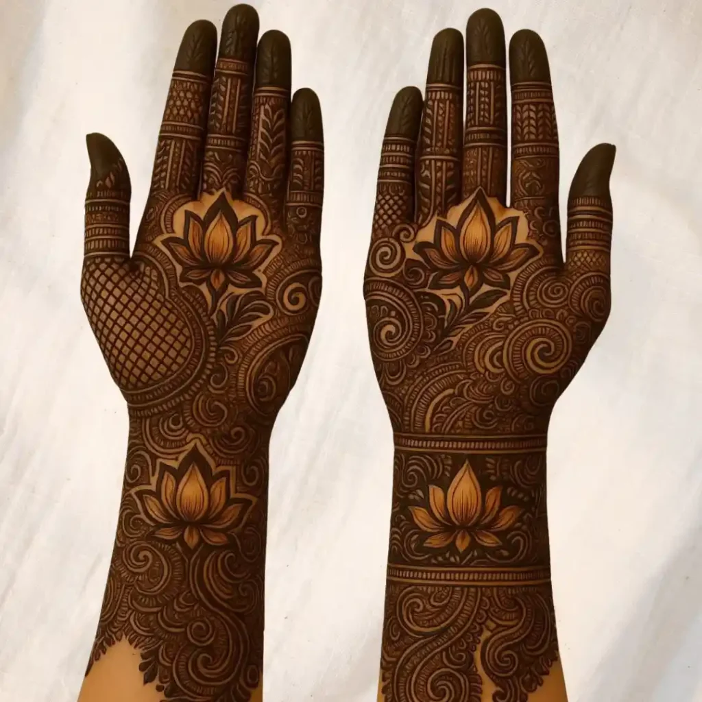 Engagement Mehndi Design
