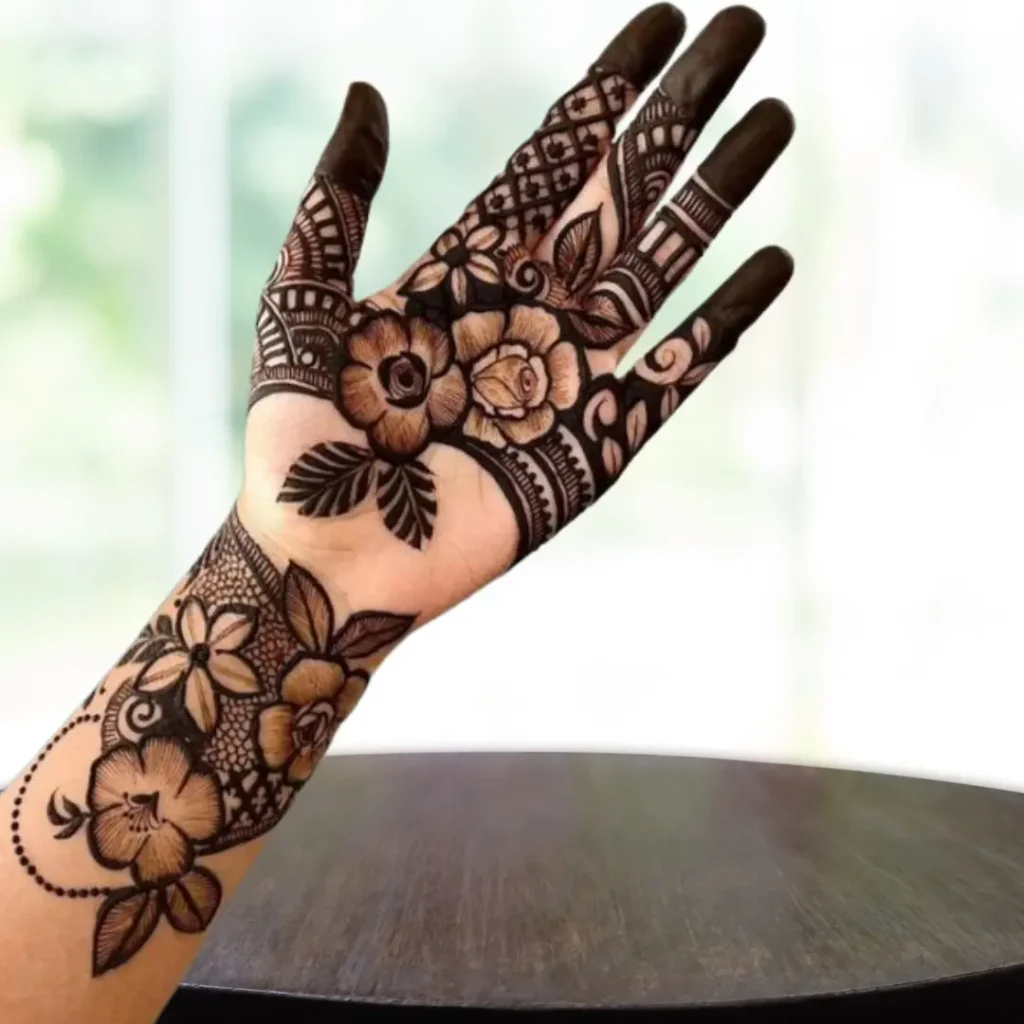 Engagement Mehndi Design