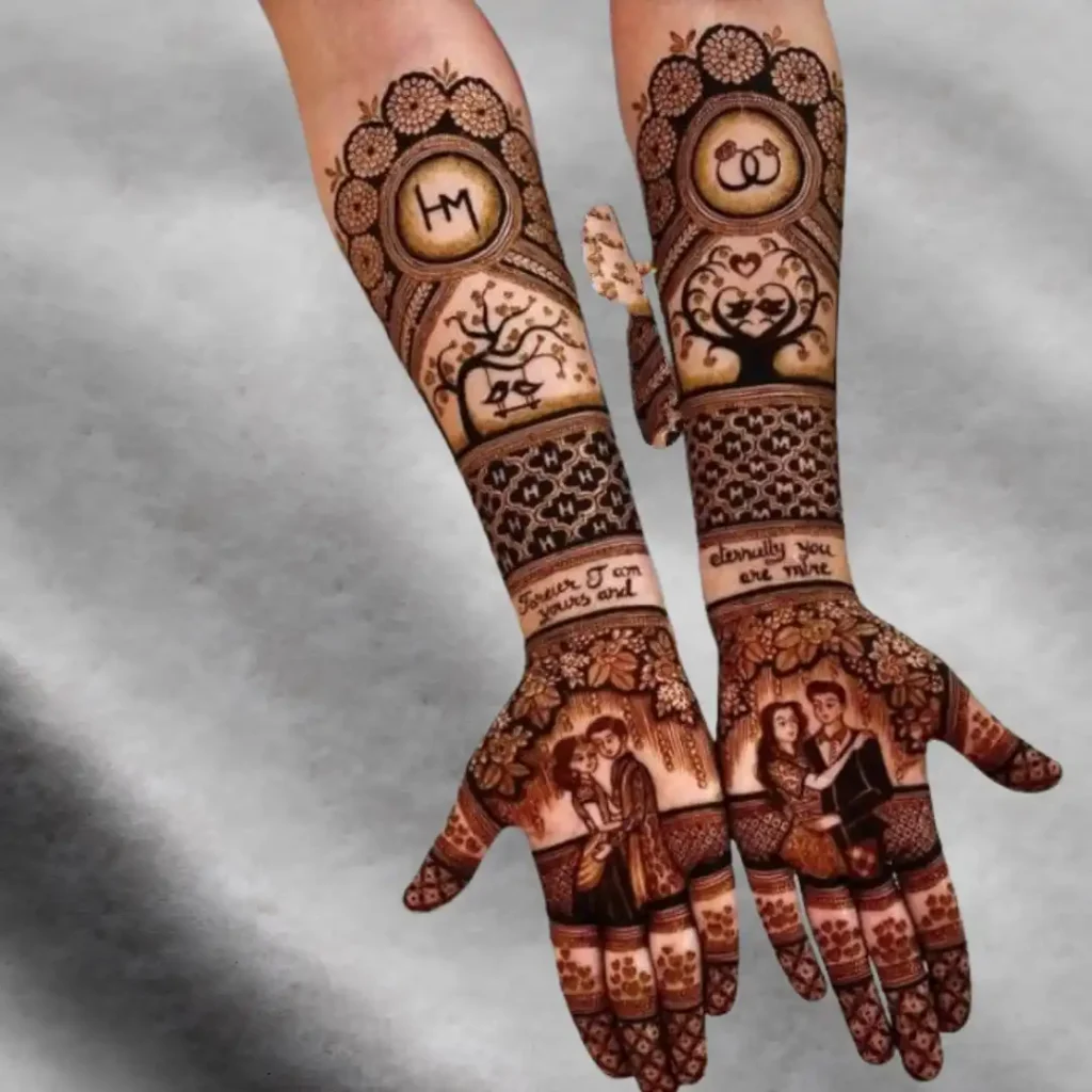 Engagement Mehndi Design