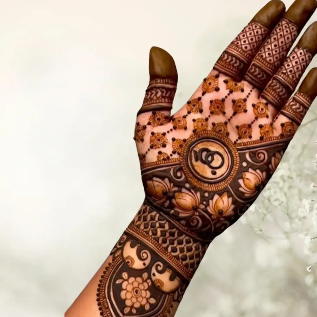 Engagement Mehndi Design