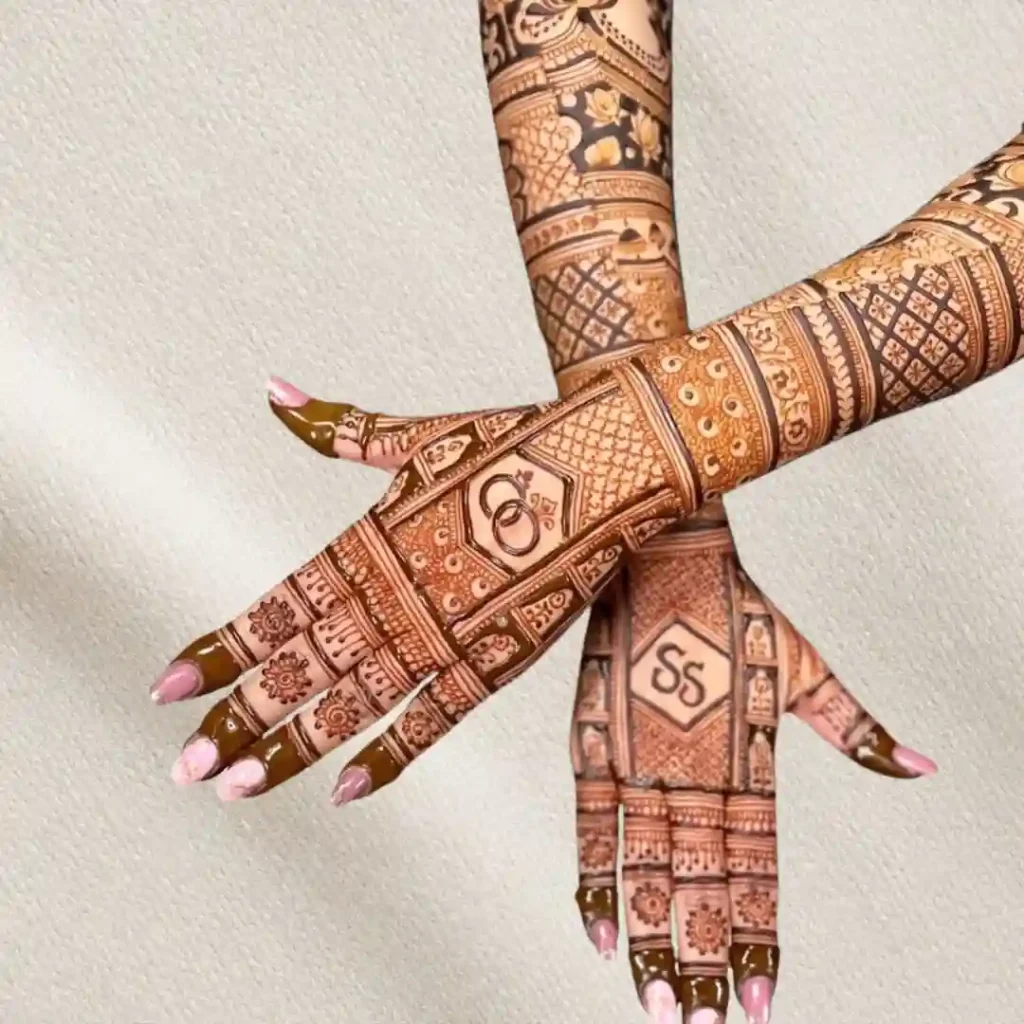 Engagement Mehndi Design