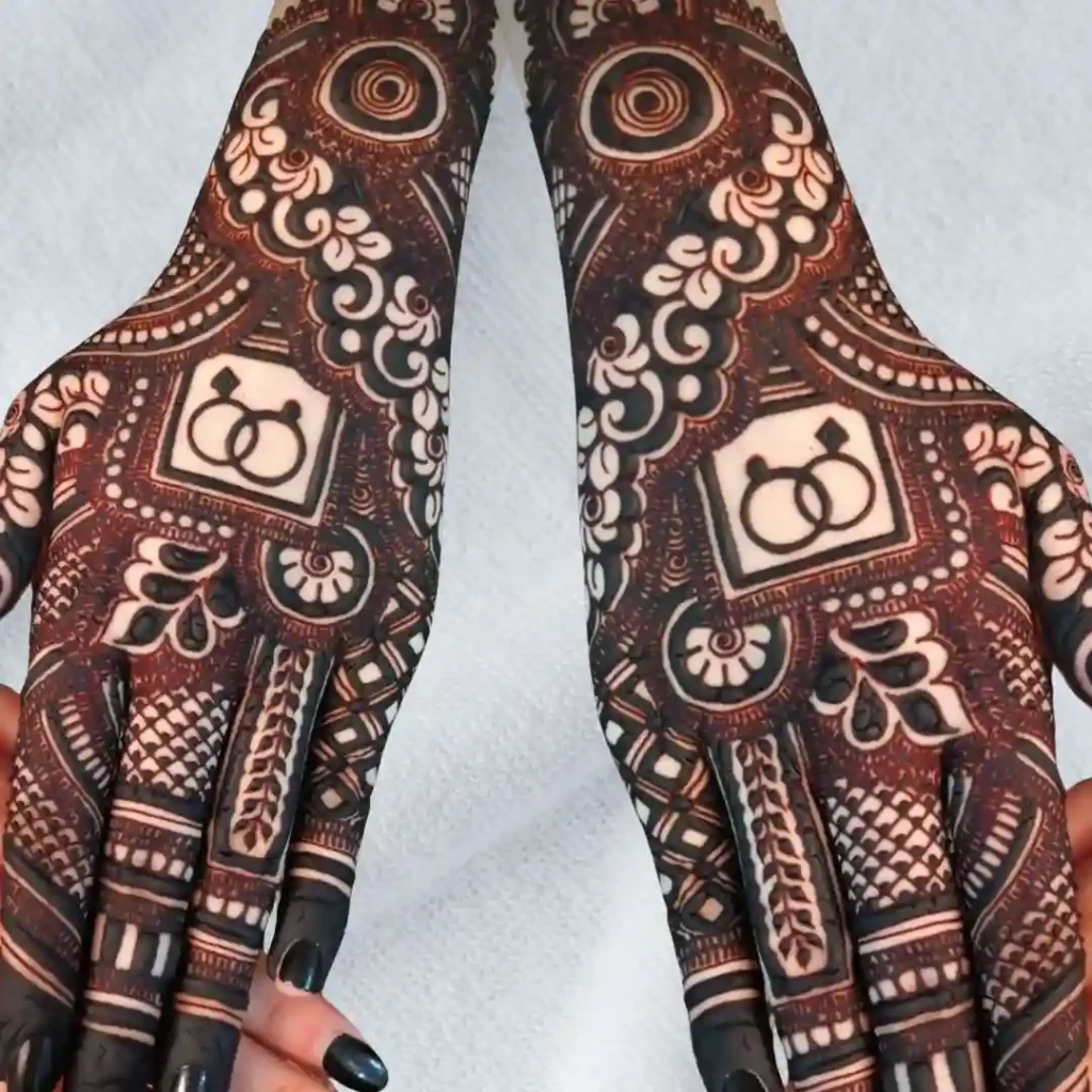 Engagement Mehndi Design