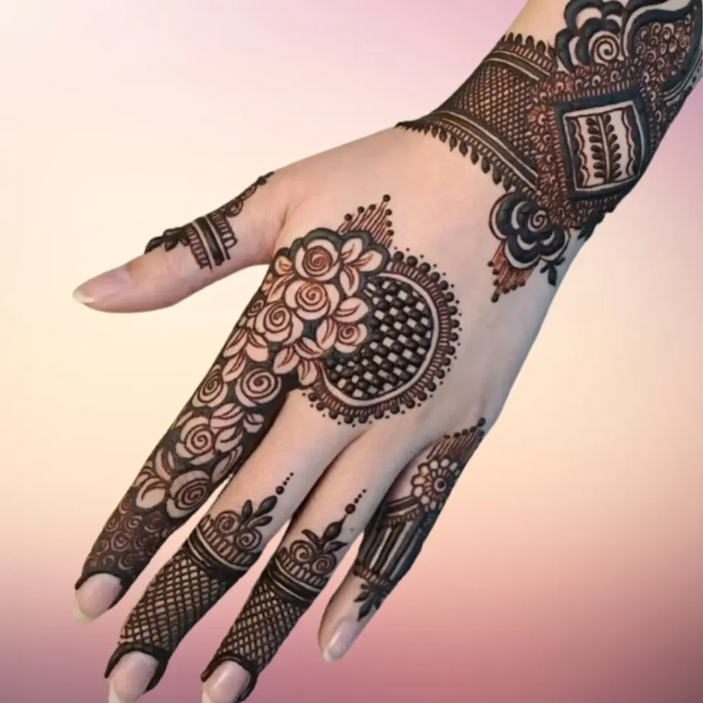 Engagement Mehndi Design
