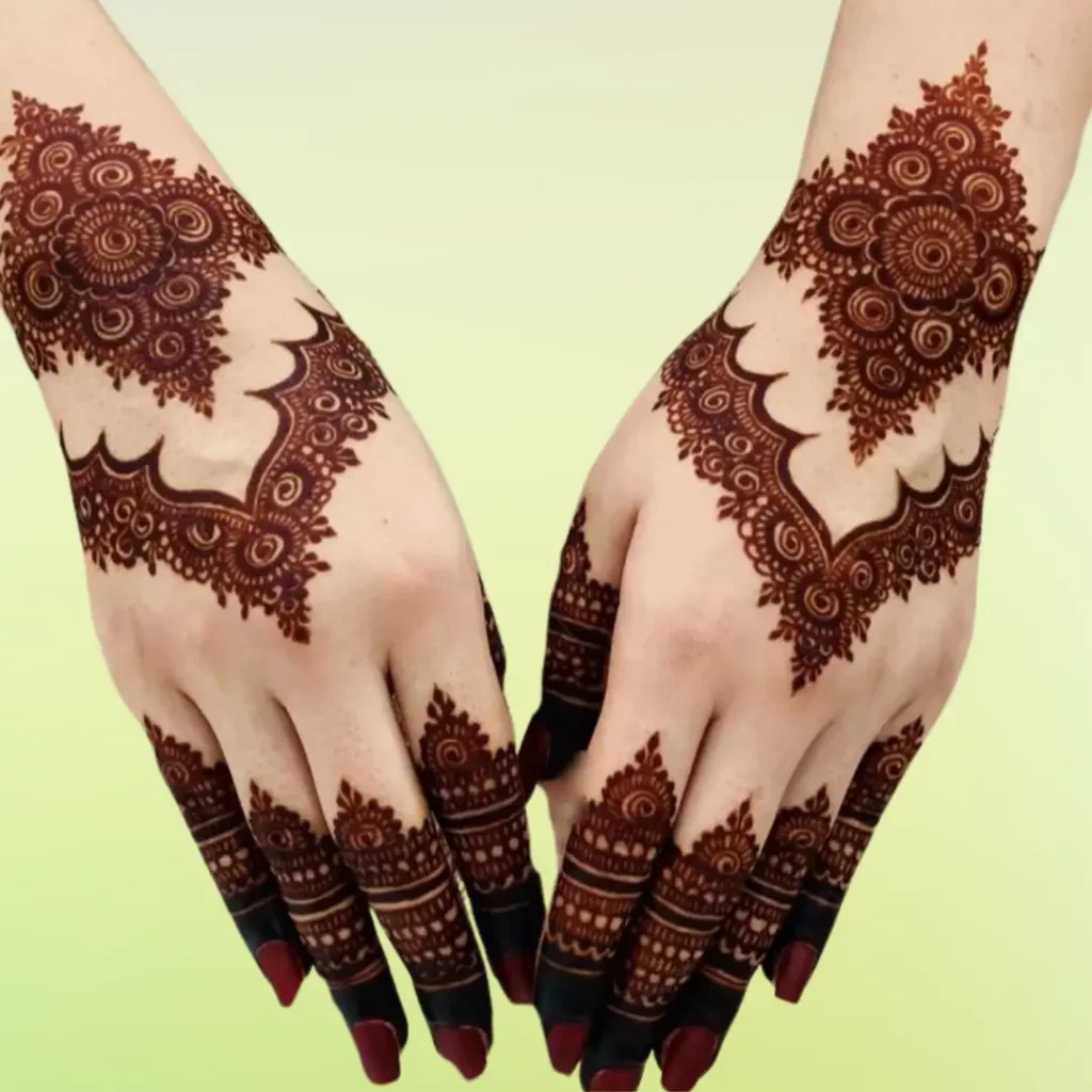 Engagement Mehndi Design