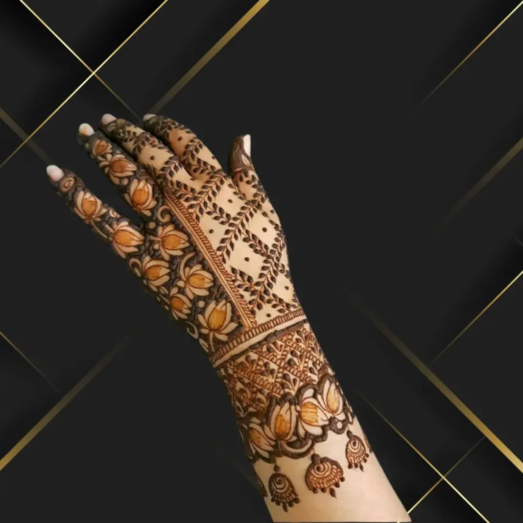 Lotus Mehndi Design