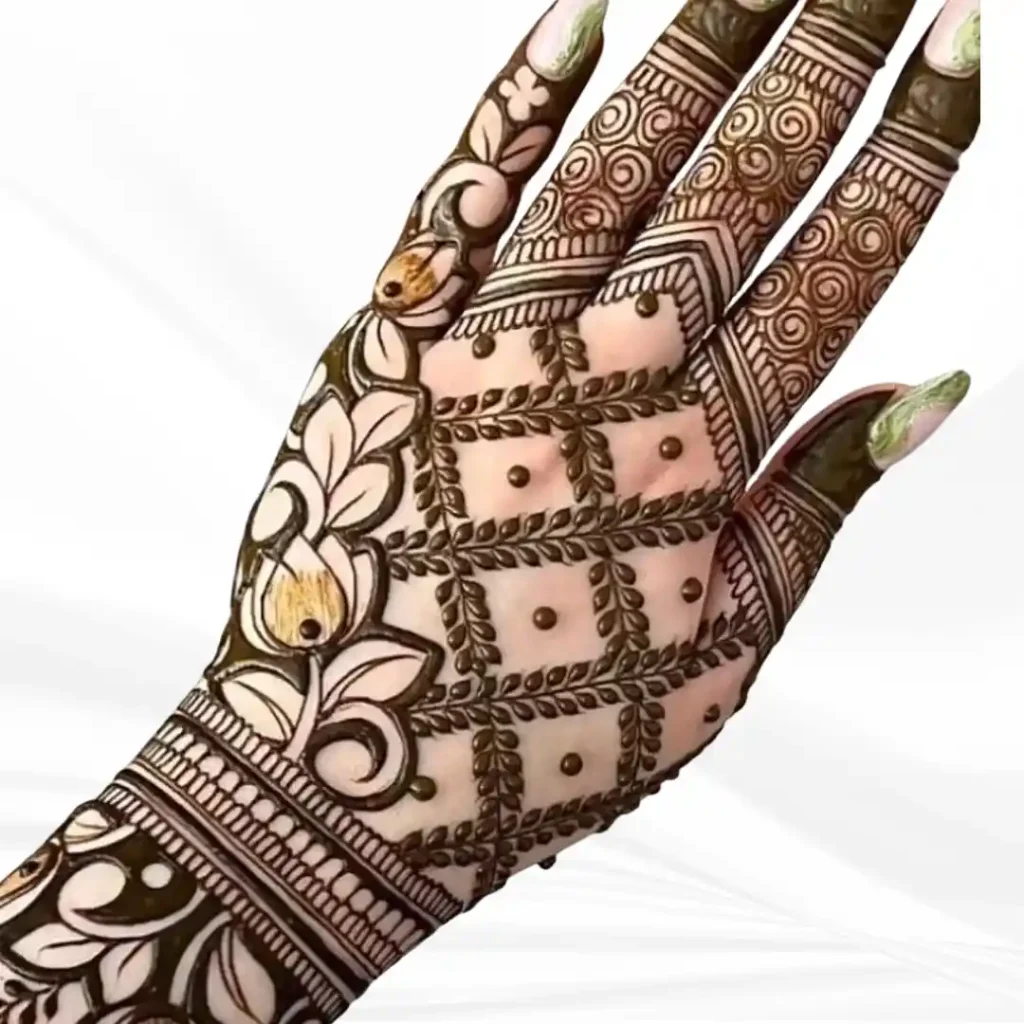 Lotus Mehndi Design
