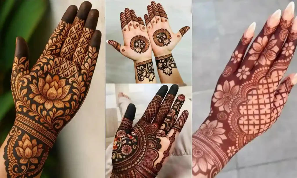 Lotus Mehndi Design
