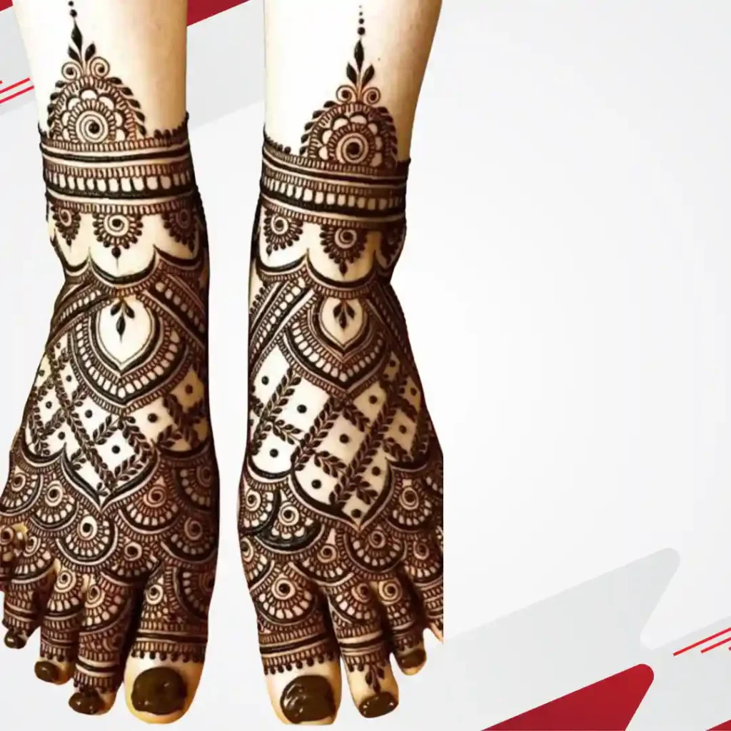 Pair Ki Mehndi Design Simple